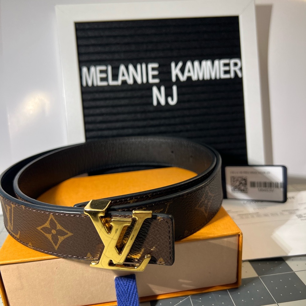 LV Initiales 30mm Reversible Belt 85